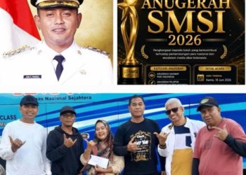 Ke Jakarta, SMSI Kabupaten Solok Dampingi Bupati DR (HC) Jon Firman Pandu, S.H. Terima Penghargaan Tokoh Inspiratif Anugerah SMSI 2026