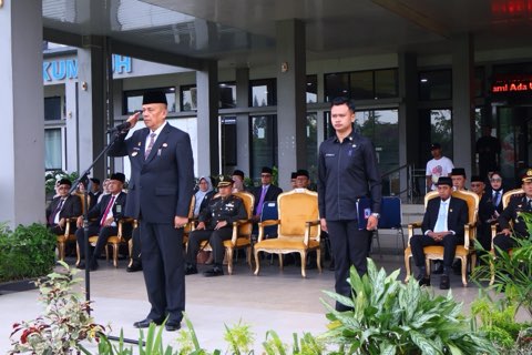 Wawako Elzadaswarman Pimpin Upacara Peringatan Hari Lahir Pancasila Tahun 2026