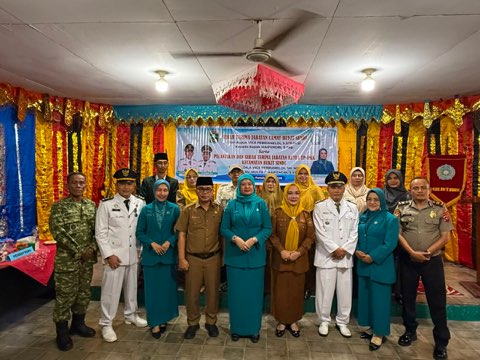 Camat Dan Ketua TP PKK Bukit Sundi di Lantik