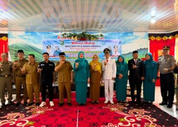 Pemkab Solok Menggelar Acara Pelantikan dan Serah Terima Jabatan Camat dan Ketua TP-PKK Kec. Lembang Jaya 
