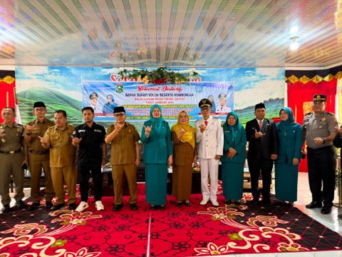 Pemkab Solok Menggelar Acara Pelantikan dan Serah Terima Jabatan Camat dan Ketua TP-PKK Kec. Lembang Jaya 