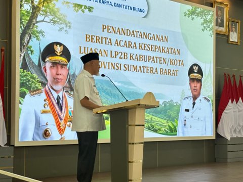 Kabupaten Solok Tetapkan 21 Ribu Hektare LP2B, Sumbar Jadi Provinsi Pertama Selesaikan Kesepakatan Luasan Lahan Pertanian