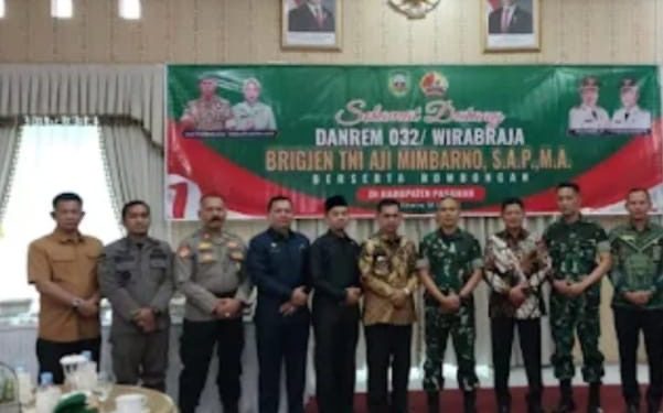 Bupati dan Ketua DPRD Pasaman Sambut Kunjungan Danrem