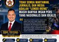 Ketua Umum DPP AKPERSI Ingatkan Presiden RI Prabowo Subianto : Tidak Semua Wartawan, Jurnalis, dan Media Adalah “Londo Ireng”, Masih Banyak Insan Pers yang Nasionalis dan Idealis