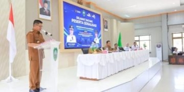 Bupati Pasaman Buka Sosialisasi Implentasi Kesepakatan Bersama Pemkab  Dengan PT Taspen