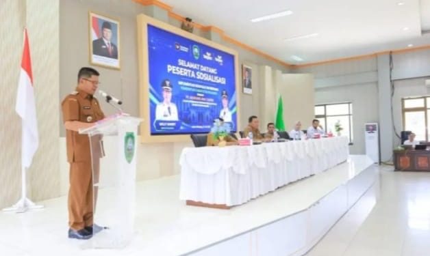 Bupati Pasaman Buka Sosialisasi Implentasi Kesepakatan Bersama Pemkab  Dengan PT Taspen