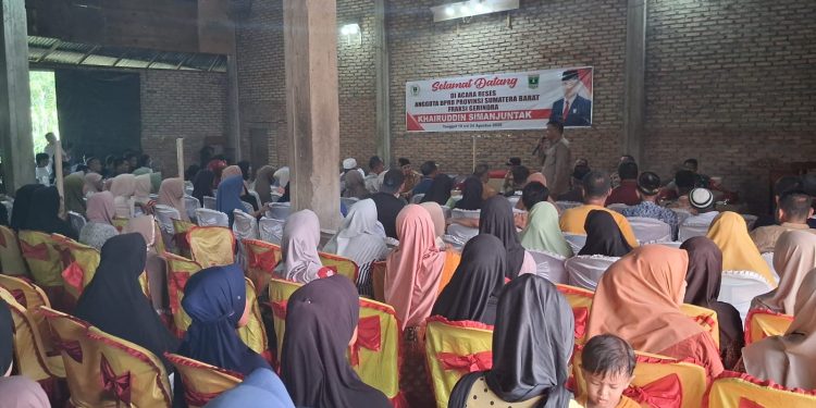 Khairuddin Simanjuntak Lakukan Serap Aspirasi Masyarakat Rao Selatan