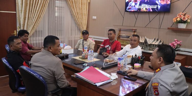 Kapolres Pasaman Terima Kunjungan Awak Media 