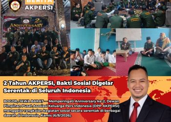 Rayakan 2 Tahun AKPERSI, Bakti Sosial Digelar Serentak di Seluruh Indonesia