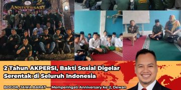 Rayakan 2 Tahun AKPERSI, Bakti Sosial Digelar Serentak di Seluruh Indonesia