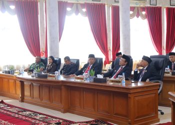 Wako Zulmaeta Ikuti Penyampaian Pidato Kenegaraan Presiden Dalam Rangka HUT RI Ke-81