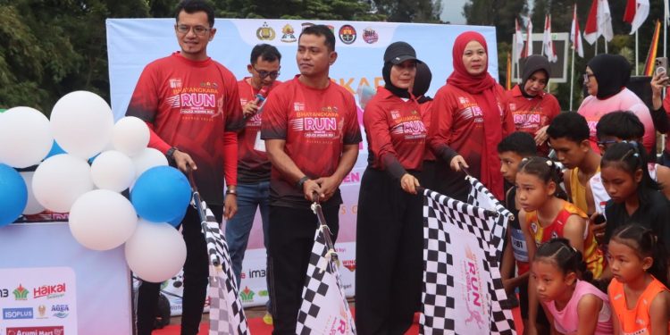 Semarakkan Road to Police Women Run 2026, Bhayangkara Run di Kabupaten Solok Diikuti 1.360 Peserta