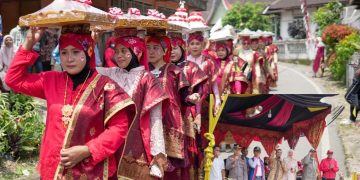 Hadiri Pawai HUT RI ke-81 di Nagari Talang, Bupati Solok Ajak Generasi Muda Songsong Masa Depan Gemilang