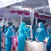 Hari Kedua Jambore Kader PKK Berprestasi Tingkat Provinsi Sumbar, Kabupaten Solok Tampilkan Yel-Yel Penuh Semangat