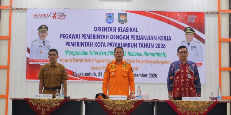 Wawako Elzadaswarman Tegaskan ASN Termasuk PPPK Kota Payakumbuh Harus Memiliki Empat Pilar Utama Dalam Menjalankan Tugas