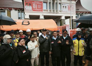 Bupati Solok Sambut Kedatangan Menteri PU Dody Hanggodo
