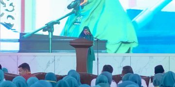 Ketua TP PKK Kabupaten Solok Hadiri Pembukaan Jambore Kader PKK Berprestasi Tingkat Provinsi Sumbar Tahun 2026