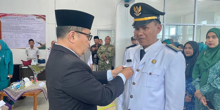 Sertijab Camat Gunung Talang dan Pelantikan Ketua TP-PKK Kecamatan Berlangsung Khidmat