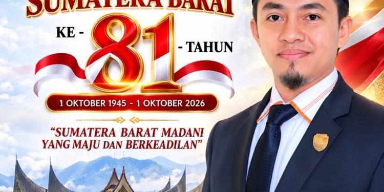 Ketua DPRD Pasaman Sampaikan Selamat HUT Sumatera Barat ke-81: Madani, Maju, dan Berkeadilan