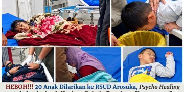 HEBOH!!! 20 Anak Dilarikan ke RSUD Arosuka, Psycho Healing untuk Anak-Anak Korban Galodo Berujung Keracunan Susu