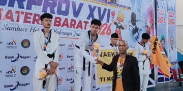 Cabang Taekwondo Sembahkan Medali Emas Pertama Untuk Pasaman
