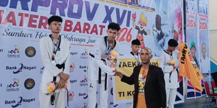 Cabang Taekwondo Sembahkan Medali Emas Pertama Untuk Pasaman